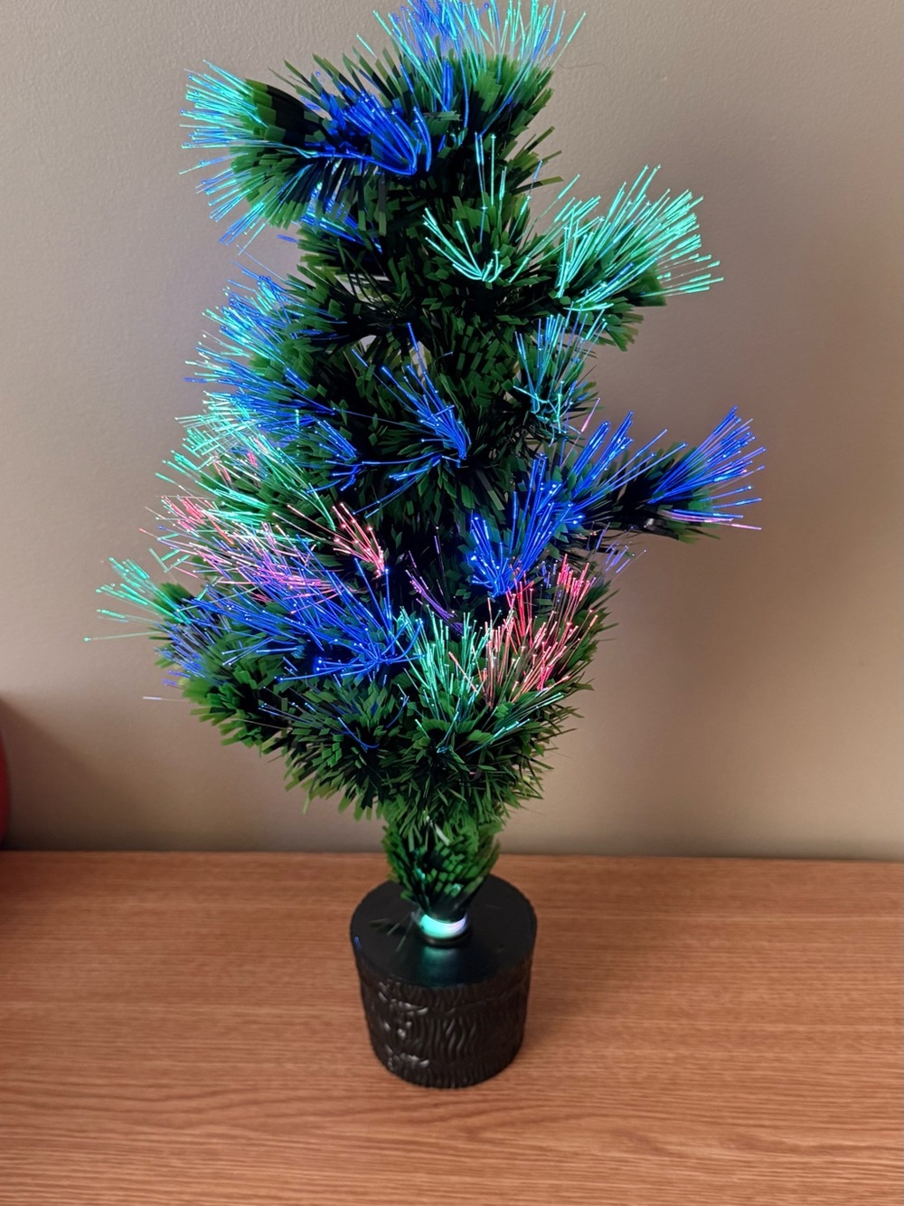 Fiber Optic Mini Holiday Tree